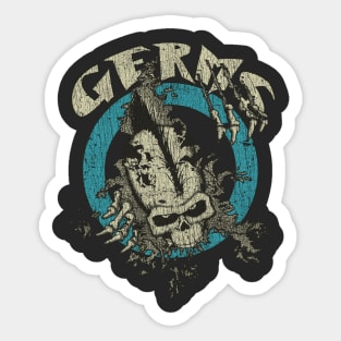 Germs (GI) Skull Ripper 1979 Sticker